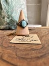 Larimar Doğal Taş  Yüzük ( Ayarlanabilir Ölçü)
