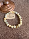 Merlinit( Dendiritli Opal) Doğaltaş 8 mm Küre Kesim Bileklik