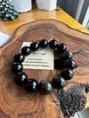 Obsidyen Doğaltaş Bileklik 14 mm