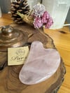 Pembe Kuvars Doğal Taş Gua Sha