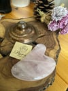 Pembe Kuvars Doğal Taş Gua Sha