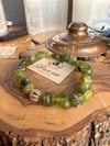 Peridot Doğal Taş Bileklik 10 mm