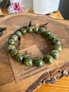 Peridot ( Zeberced ) Doğaltaş Bileklik 11 mm