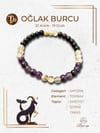 Zodyak Oğlak Burcu Doğaltaş Bileklik 6 mm 