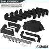 SAVIOR 4'lü Tabanca Rafı (Siyah) SAVIOR | Politak Store