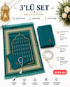 3 lü Set Seccade Eşarp Tesbih