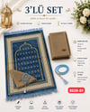 3 lü Set Seccade Eşarp Tesbih