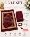 3 lü Set Seccade Eşarp Tesbih