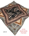 5718 110cm Desenli Bambu Kraş Eşarp
