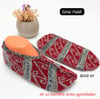 8002 Desenli Simli Patik