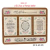 9314 3'lü Dua 5 Parça Tablo