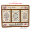 9314 3'lü Dua 5 Parça Tablo