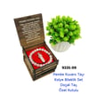 9335 Akik Taşı Kolye Bileklik Set