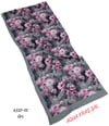 Aqua Kraş Desenli Bambu Kraş Şal Lüx