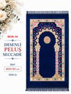 Desenli Peluş Seccade
