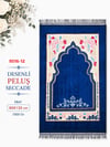 Desenli Peluş Seccade