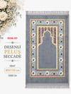 Desenli Peluş Seccade