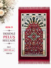 Desenli Peluş Seccade