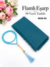 Flamlı Eşarp Vavlı Tesbih Set