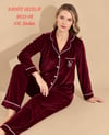 Kadife Gecelik Pijama takımı