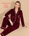 Kadife Gecelik Pijama takımı