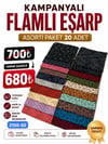 Kampanyalı Flamlı Eşarp