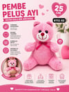 Peluş Oyuncak Ayı Uyku ve Oyun Arkadaşı