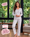Raporlu İnterlok Pijama Takımı