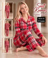 Süet Kumaş Pijama Takımı