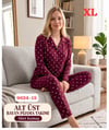Süet Kumaş Pijama Takımı