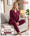 Süet Kumaş Pijama Takımı