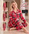 Süet Kumaş Pijama Takımı