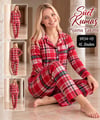 Süet Kumaş Pijama Takımı