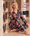 Süet Kumaş Pijama Takımı