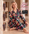 Süet Kumaş Pijama Takımı