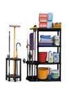 Art Plast T29N+T60/4/S köşe fırça tutucu + 4 raflı raf