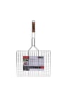 Barbeku Izgarası Dikdörtgen  Ahşap Sap Paslanmaz Çelik 40*30cm