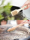 Barbekü Temizleme Fırçası Ahşap Sap 30cm
