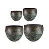 Fabian Mistik Yeşil Metal Saksı 30*26cm