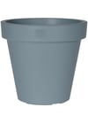 Gri Plastik Yuvarlak Saksı Çap 40 cm Yükseklik 35 cm