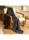 Müslin Wrap Tv Şalı & Battaniye Siyah 100x200