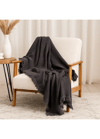 Müslin Wrap Tv Şalı & Battaniye Siyah 100x200