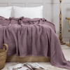 Müslin Yatak Örtüsü Lavender