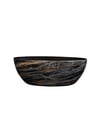 Niene Siyah Oval Plastik Saksı 55x25x20cm