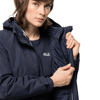 Jack Wolfskin Bergland 3IN1 Kadın Outdoor Mont - Lacivert