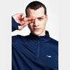 Safir Mavi Erkek Fermuarlı Sweatshirt