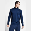 Safir Mavi Erkek Fermuarlı Sweatshirt
