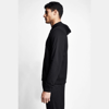 Siyah Erkek Fermuarlı Kapüşonlu Sweatshirt