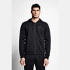 Siyah Erkek Fermuarlı Kapüşonlu Sweatshirt