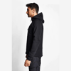 Siyah Erkek Fermuarlı Kapüşonlu Sweatshirt
